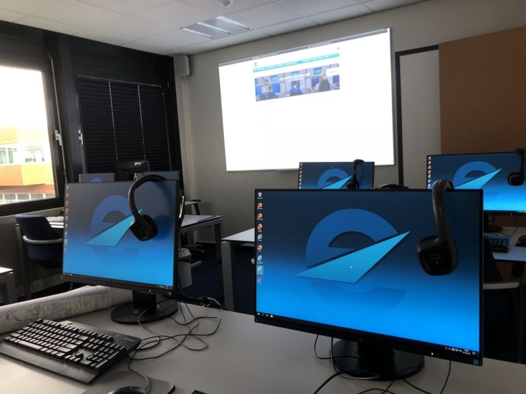 Trainingsruimte voor interactieve scholing van medewerkers of cursisten
