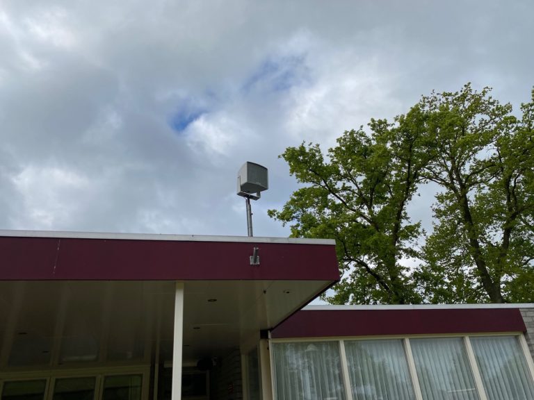 geluidsinstallatie sportveld en kantine