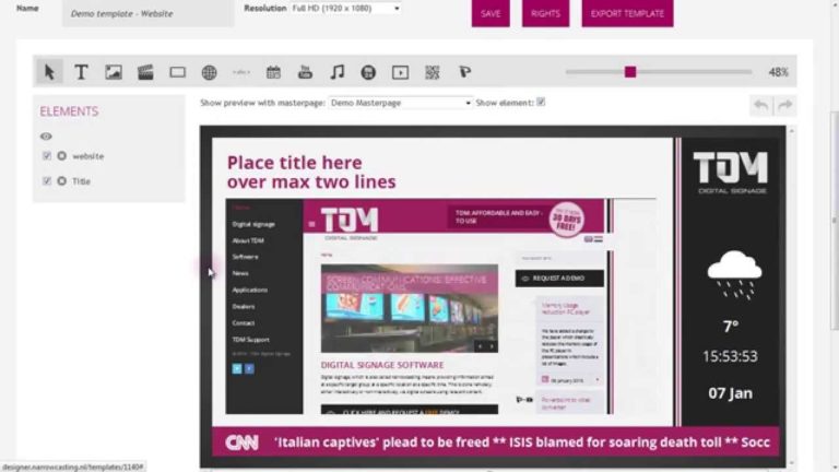 TDM Digital Signage