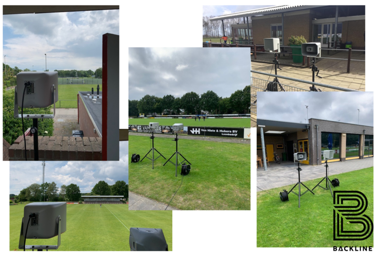 Demo geluidsinstallatie sporten op muziek