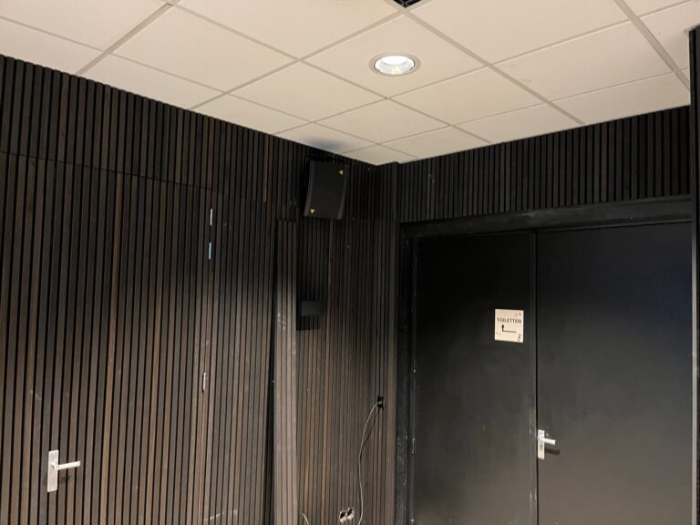 Opbouw speakers 't Boshuys Best