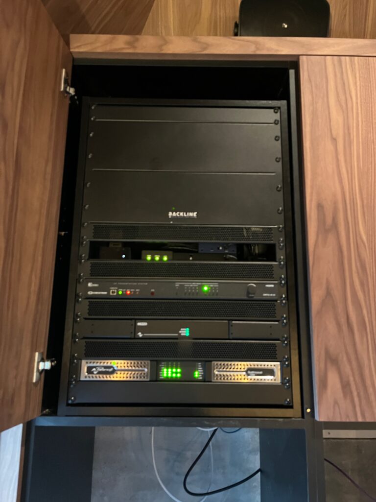 Professionele Home Cinema centrale installatie