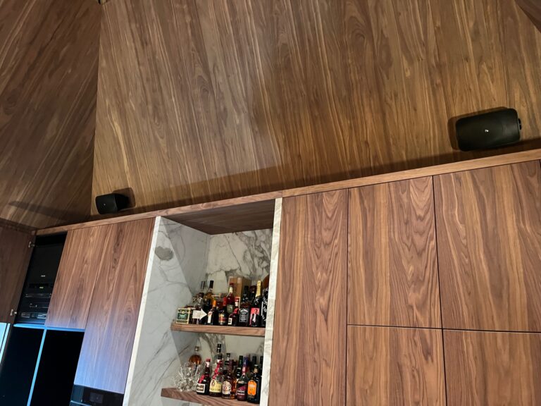 Professionele Home Cinema centrale installatie