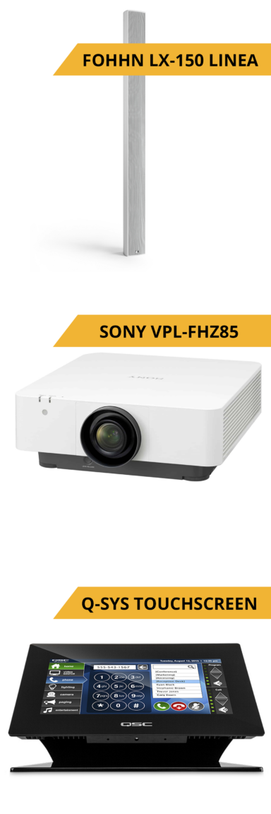 fohhn, sony, q-sys