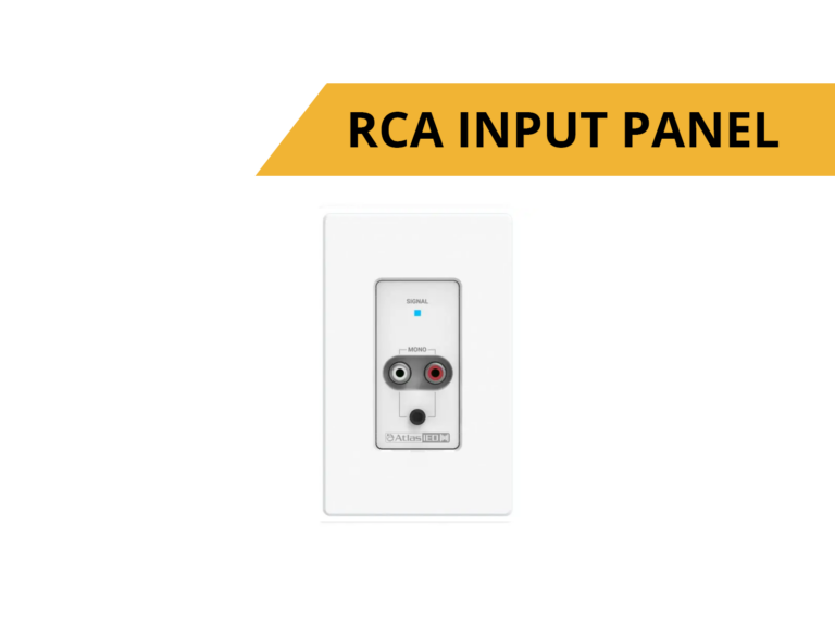 RCA INPUT PANEL
