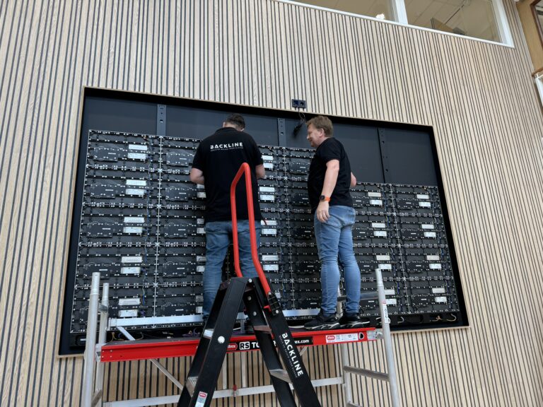 Installatie LED wall