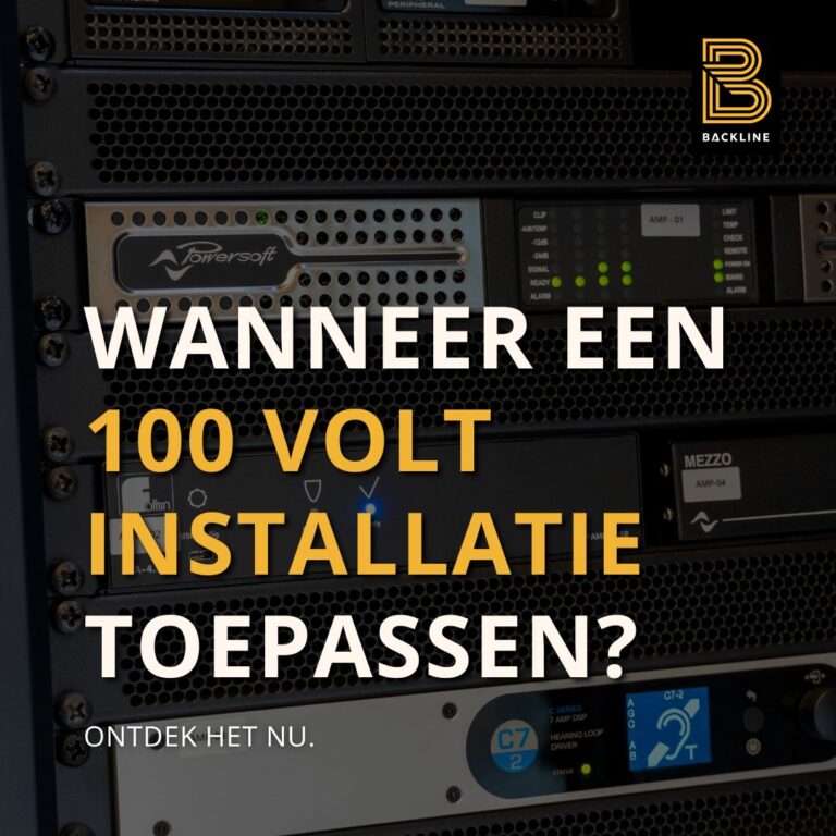 100v installatie