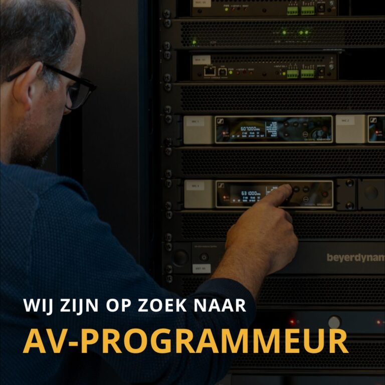 Vacature AV-programmeur