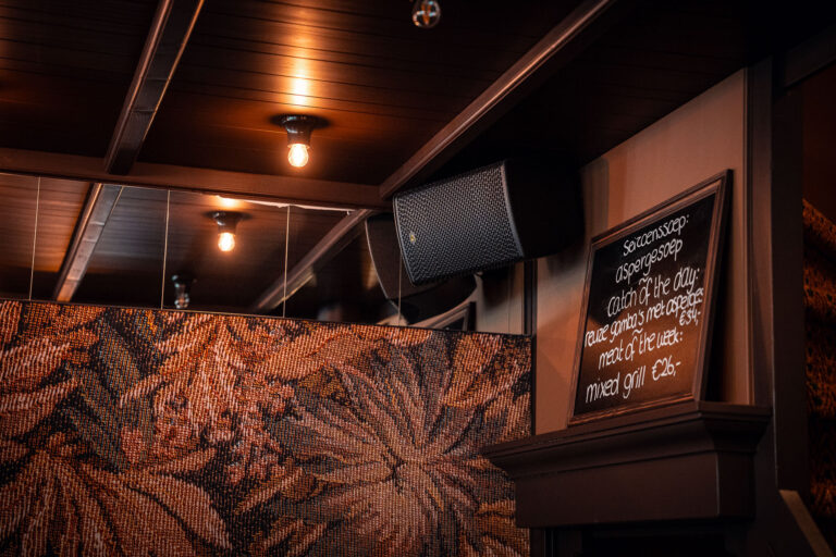 Geluidsinstallatie restaurant The Vintage in Reusel