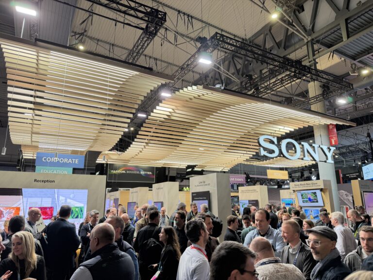 Stand Sony op ISE2026