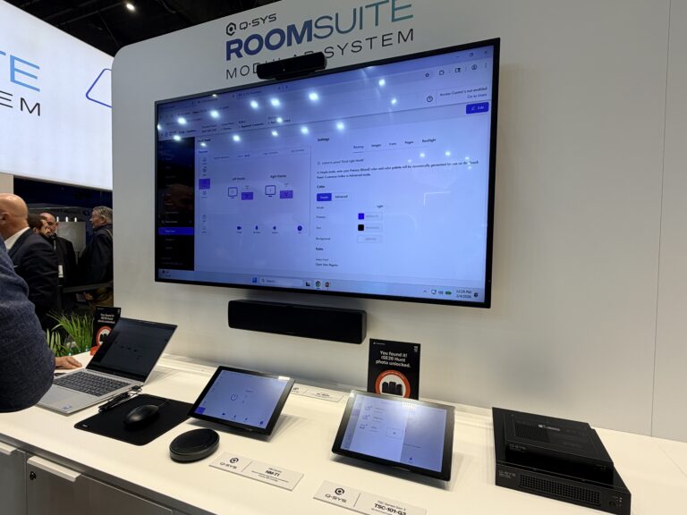 Q-SYS RoomSuite op ISE2026