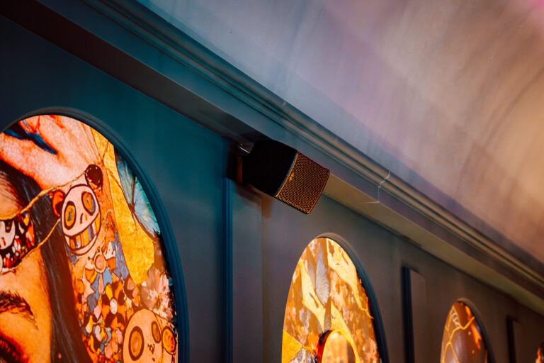 MAG Audio speaker aan wand gemonteerd